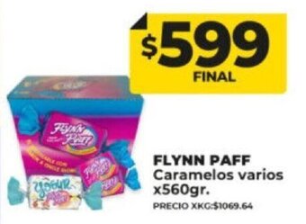 Supermayorista Vital Flynn Paff caramelos Varios x 560gr oferta