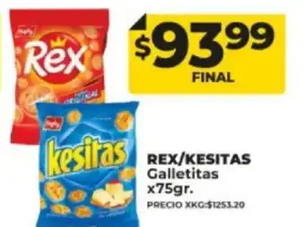 Supermayorista Vital Rex / Kesitas Galletitas x 75gr oferta