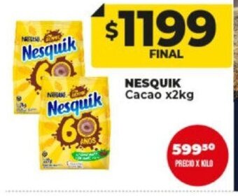 Supermayorista Vital Nesquik Cacao x 2kg oferta