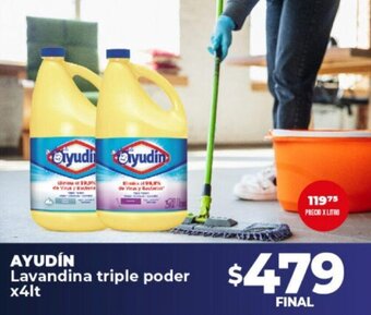 Supermayorista Vital Ayudín Lavandina Triple Poder x 4lt oferta