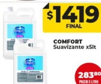 Supermayorista Vital Comfort Suavizante x 5lt oferta