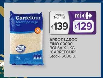 Carrefour Market Arroz largo fino 00000 oferta
