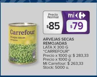 Carrefour Market Arvejas secas remojadas oferta