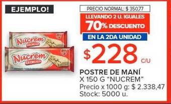 Carrefour Market Postre de maní oferta