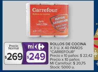 Carrefour Market Rollos de cocina oferta