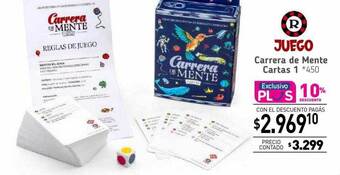 La Anonima Juego carrera de mente cartas 1 oferta