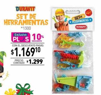 La Anonima Duravit set de herramientas oferta