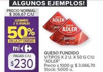Carrefour Market Queso fundido oferta