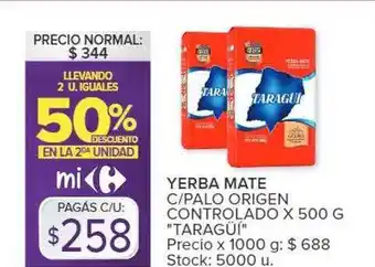 Carrefour Market Yerba mate oferta
