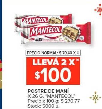 Carrefour Market Postre de maní oferta