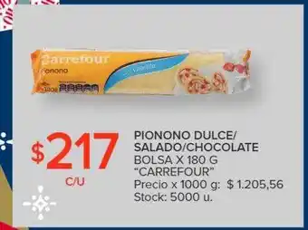 Carrefour Pionono dulce-salado-chocolate bolsa oferta