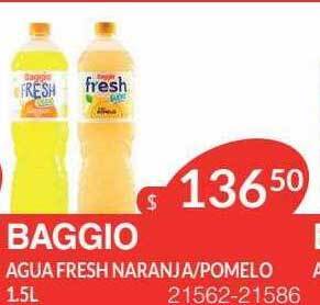 Masivos Baggio agua fresh naranja pomelo oferta