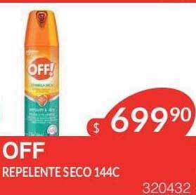 Masivos Off repelente seco oferta