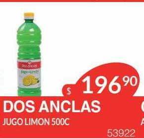 Masivos Dos anclas jugo limon oferta