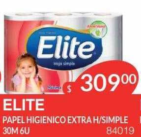 Masivos Elite papel higienico extra h simple oferta