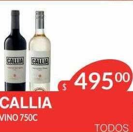 Masivos Callia vino oferta