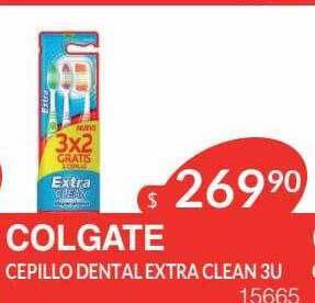 Masivos Colgate cepillo dental extra clean oferta