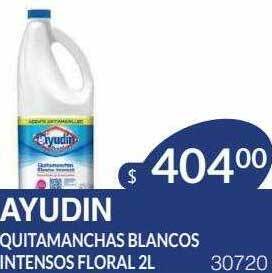 Masivos Ayudin quitamanchas blancos intensos floral oferta