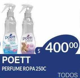 Masivos Poett perfume ropa oferta