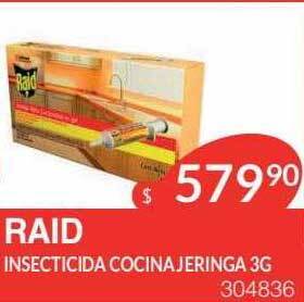 Masivos Raid insecticida cocina jeringa oferta