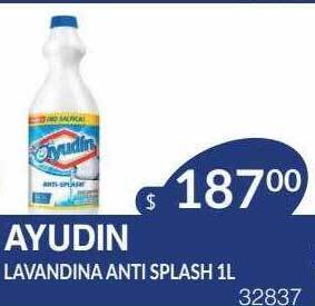 Masivos Ayudin lavandina anti splash oferta
