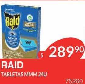 Masivos Raid tabletas mmm 24 oferta