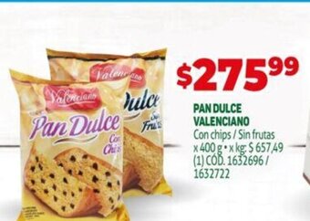 Makro Pan Dulce Valenciano oferta