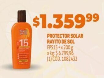 Makro Protector Solar Ravito De Sol FPS15 oferta