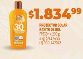 Makro Protector Solar Ravito De Sol FPS30 oferta
