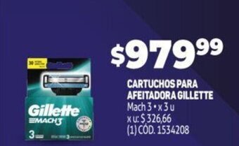 Makro Cartuchos Para Afeitadora Gillette Mach 3 oferta