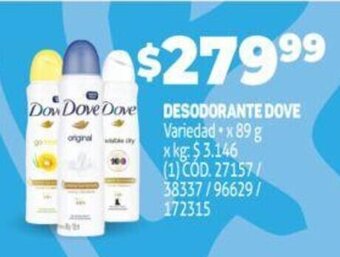 Makro Desodorante Dove oferta