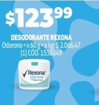Makro Desodorante Rexona Odorono oferta