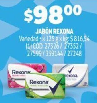 Makro Jabón Rexona oferta