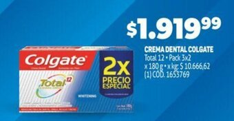 Makro Crema Dental Colgate Total 12 oferta
