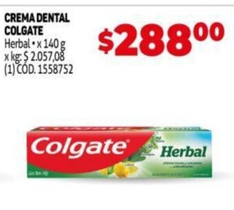 Makro Crema Dental Colgate Herbal oferta