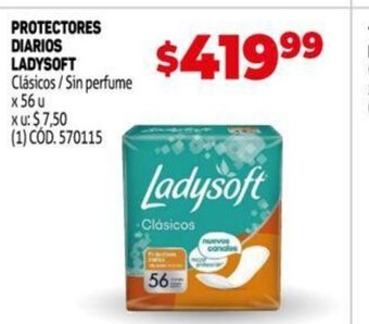 Makro Protectores Diarios Ladysoft oferta