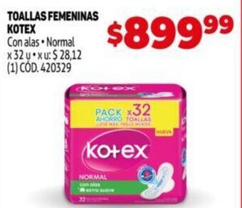 Makro Toallas Femeninas Kotex oferta