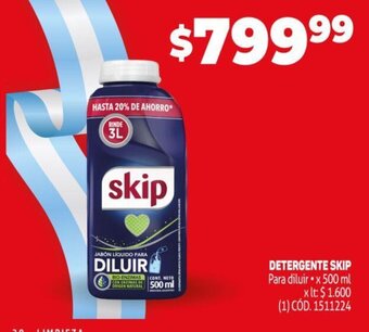 Makro Detergente Skip oferta