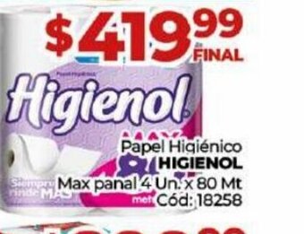 Diarco Papel Higiénico Higienol oferta
