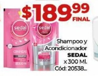 Diarco Shampoo y Acondicionador Sedal oferta