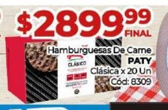 Diarco Hamburguesas De Carne Paty oferta