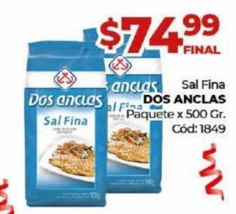 Diarco Sal Fina Dos Anclas oferta