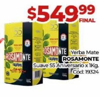 Diarco Yerba Mate Rosamonte oferta