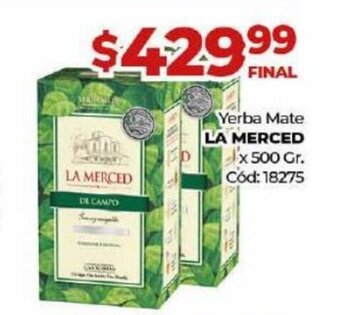 Diarco Yerba Mate La Merced oferta