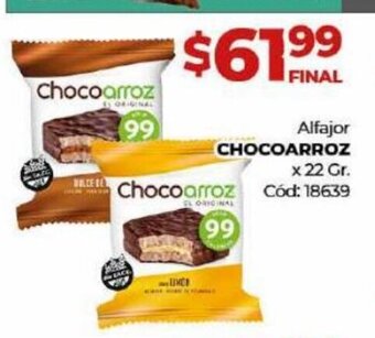 Diarco Alfajor Chocoarroz oferta
