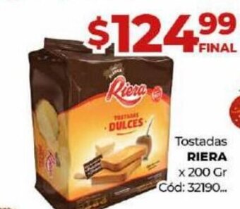 Diarco Tostadas Riera oferta