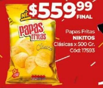Diarco Papas Fritas Nikitos oferta