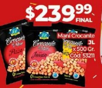 Diarco Maní Crocante JL oferta