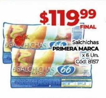 Diarco Salchichas Primera Marca oferta