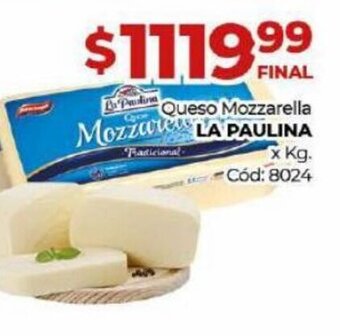 Diarco Queso Mozzarella La Paulina oferta